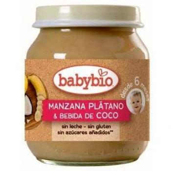 Pomme-Plantain Coco BabyBio Potito 130 g