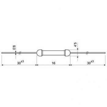Resistor Electro DH C16/1/20 – 20 Ω