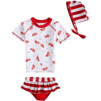 Vivo-biniya Watermelon Swim Suit for Girls 3-10 Years UPF50+