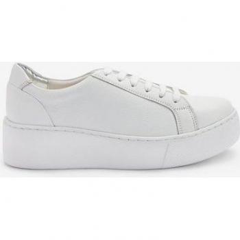 Luxo Eternité Sneaker Chunky Platform Cuir Velours Blanc EU 39