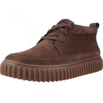 Botines de Piel Clarks Torhill Marrón