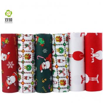 Lot de Tissus en Coton Sergé pour Couture 6 Pièces