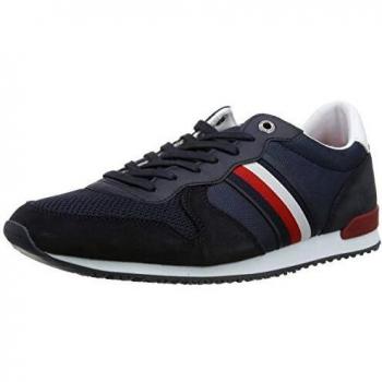Tommy Hilfiger T Icons, Scarpe da Ginnastica Basse Uomo, Blu (Desert Sky Dw5), 45 EU