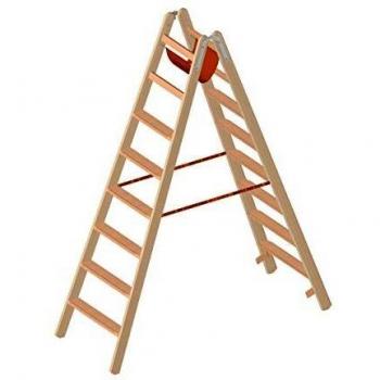 Stufen Holzstehleiter