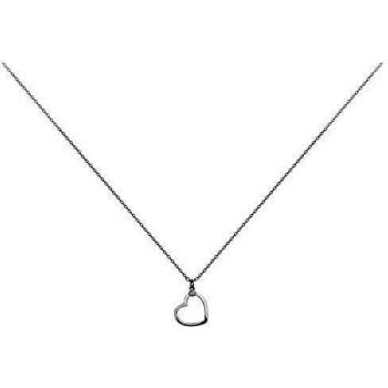 Collier en argent massif avec zirconium cubique