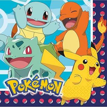Pokémon Napkins for Parties (Pack of 16)