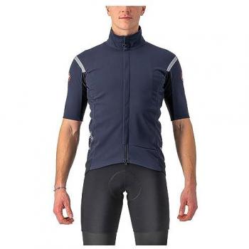 Castelli Gabba RoS 2 GORE-TEX INFINIUM™ Kurzarmtrikot wasserabweisend dunkelblau/silber