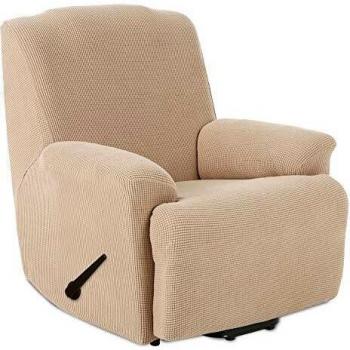 TIANSHU Fauteuil Relax Housse 1 Pièce Jacquard Housse de Canapé Extensible