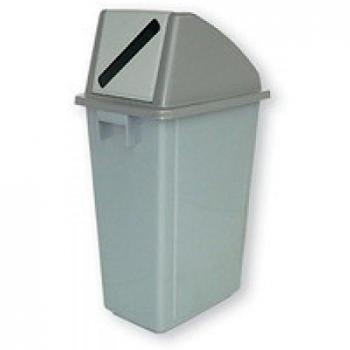 Recycling Container 60 Litre Paper Lid Grey 383013 SBY24823