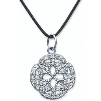 Goddess Silver Necklace – 14mm White – Les Trésors De Lily J0872