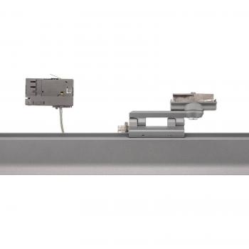 Ivela Boma 3‑Phasen Linienleuchte 120 cm Silber – Leuchtkraft D