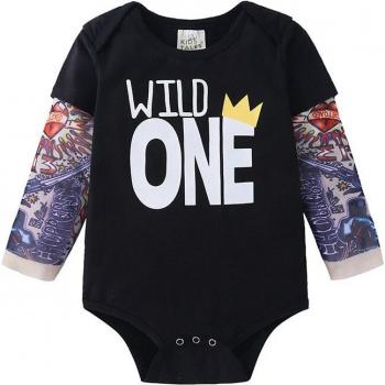 Long Sleeve Cotton Baby Romper 9-24 Months