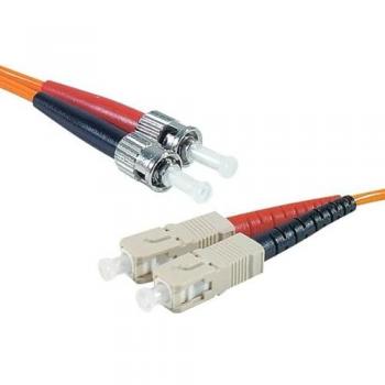 Câble Optique RJ-45 Duplex HD OM1 62,5/125 ST‑UPC/SC‑UPC Orange – 5 m