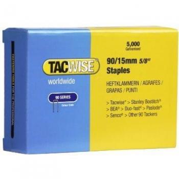 Graffette per chiodatrici Tacwise 90/15mm, 5000 unità