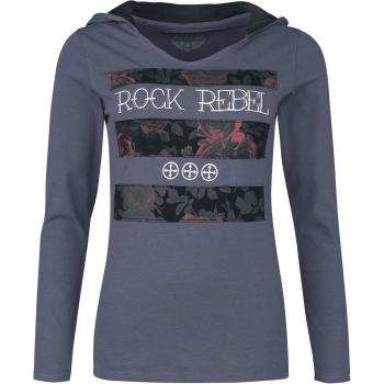 Maglia con Cappuccio Donna Rock Rebel by EMP