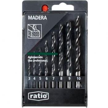 Juego de Brocas para Madera Ratio 8