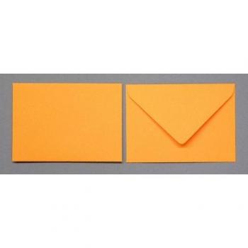 Zartorange Blanke Briefumschläge 90x140mm 120g/qm gummiert VE=100