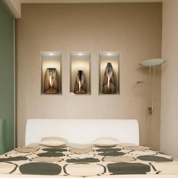 Revestimiento Decorativo 3D Limos de Madera Retro 80x120cm
