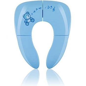 Sac d'hygiène inclus pour siège de toilette pliable KIDUKU® pour enfant/bébé (Bleu)