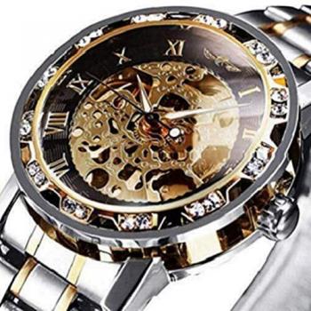 Men's Classic Fashion Stainless Steel Steampunk Watch