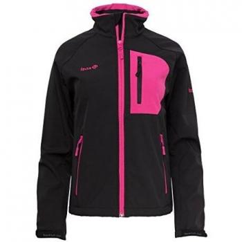Izas Almar Softshell 1/2 XL Mujer Color Fucsía y Negro
