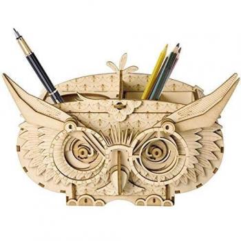 Rolife Woodcraft DIY 3D Wooden Model Kit for Owl Shortage Box