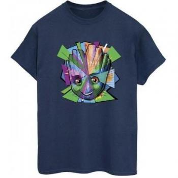 Marvel Womens Groot Shattered T-Shirt – White