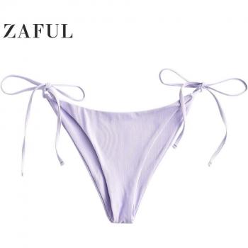 Traje de Baño Lazo Lateral, Acanalado y Elegante
