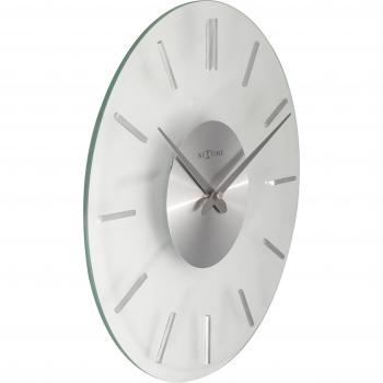 Nextime Wanduhr NT2631 – 26 cm, Metall‑Kunststoff‑Glas‑Design