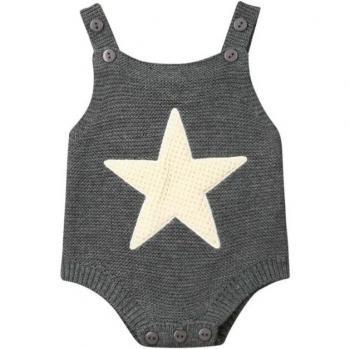 Newborn Knitted Heart Star Outfit