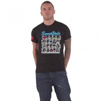 Camiseta negra unisex The Rolling Stones álbum Some Girls