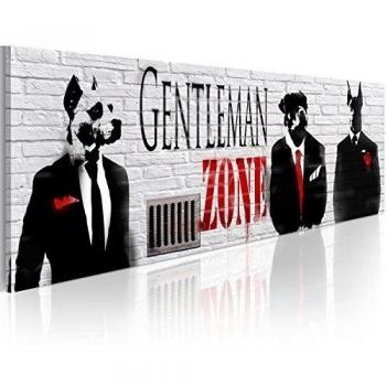 Pared Roja Blanca 120x40