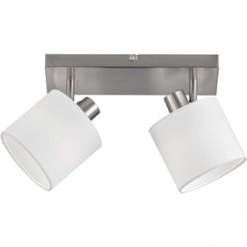 DuoSpot Barra Lumina con Diffusore Paralumi Bianche