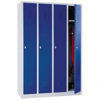 Manutan Expert Vest Ind Propre 4 Cases / socle Grisé + serrure clé