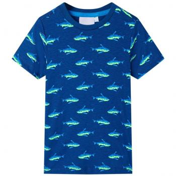 VidaXL Children's Dark Blue T-Shirt Size 104
