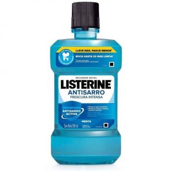 LuzDental Listerine Enjuague Bucal Anti Sarro 500 ml