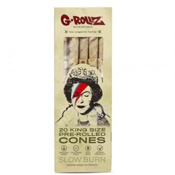 Trousse 20 Cones King Size G-Rollz – Chanvre Naturel et Certifié biologique