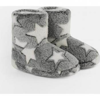 Star Fleece Slippers Boots