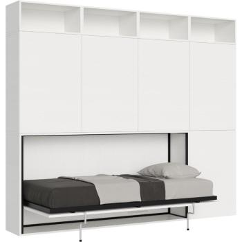 Mueble Bounto Convertible 85x185 cm: Cama, Contenedor y Librería en Uno