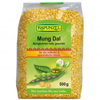 Mung Dal – Rapunzel, halb geschälte Bohnen – 0,5 kg