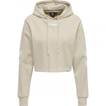 Legado Hummel Sudadera de Mujer Estilo Cropped y Capucha