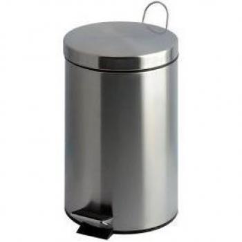 Compact 2 Litre Pedal Bin with Stainless Steel Top