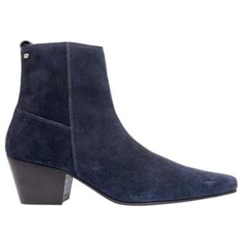 Naval “Lennon” 12 Club Cubano Cuban‑Heel Suede Zip Boot