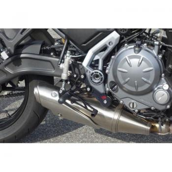 Repose-pieds LSL GSX-S 750 2017 côté frein Noir modèle 110S139SW