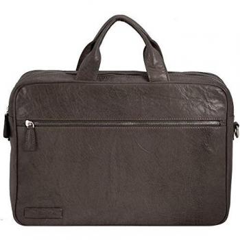 Plevier 600er Serie: Premium-Leder Aktentasche, 41 cm Laptopfach
