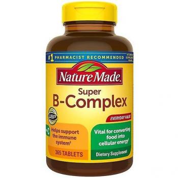 Super B Complexe Nature Made avec Acide Folique et Vitamine C