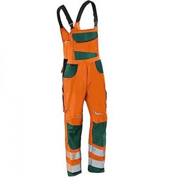 Pantaloni di Sicurezza Kübler 3207 Reflectiq Arancio/Muschio 58