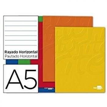 Libreta Liderpapel Smart A5 80 hojas 60g/m rayado horizontal