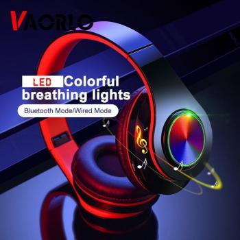 Mobile Phone Wireless Headset with RGB Lighting