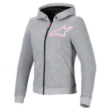 Alpinestars Felpa Zip Stella Chrome V2 Sport Rosa